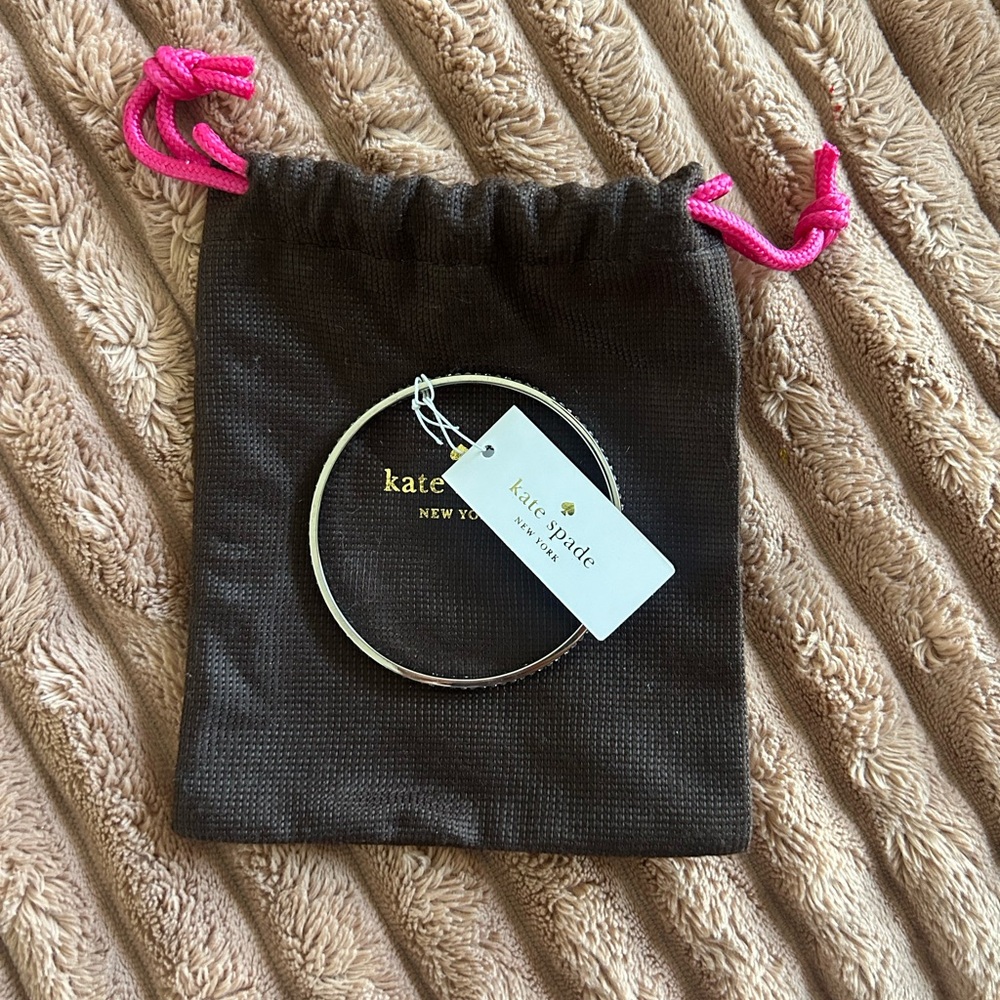 NWT Kate Spade Silver Bangle